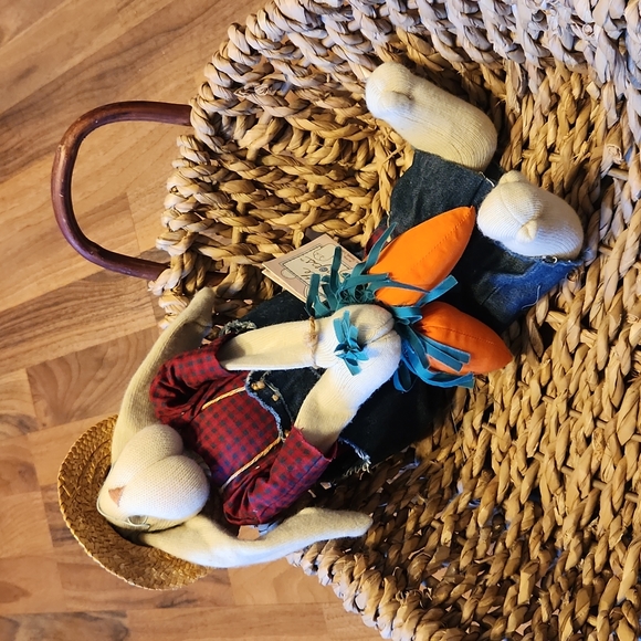 Bundle of Two Little Lops Bunny Dolls 1996 Mary Jean & Eugene Lopfield - Picture 10 of 16